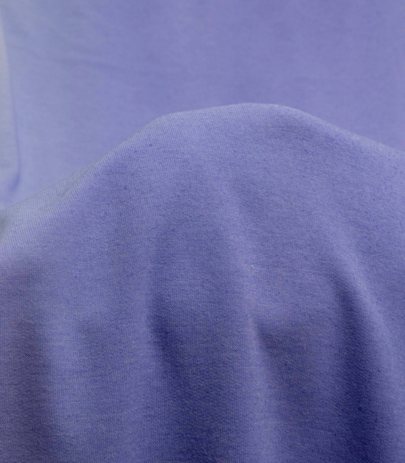 Blue/Pastel Lavender Ombre French Terry Rayon Fabric