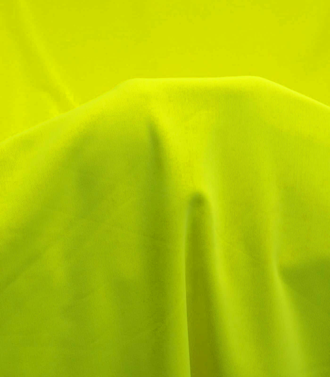Neon Yellow Solid Swim Knit Fabric